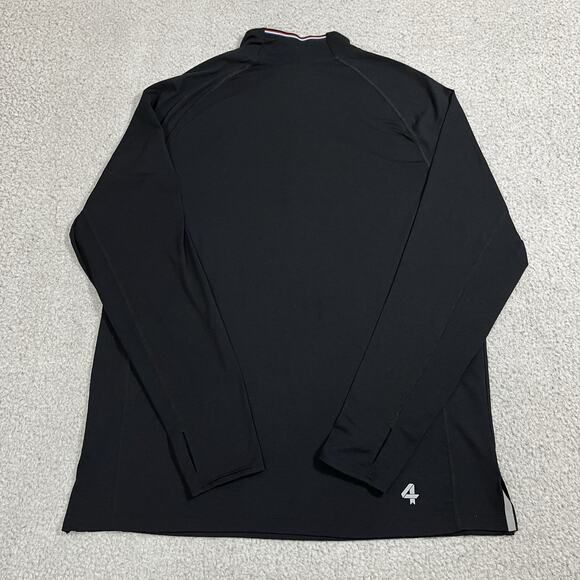 Four laps 1/4 Zip Pullover Mens Large Lightweight Stretch Workout Active Jacket - Picture 4 of 11